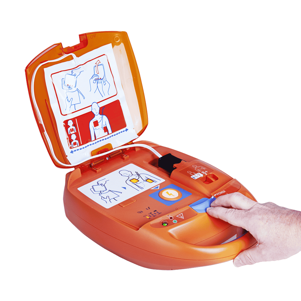Cardiolife AED‑3100 ‑defibrillaattori hätäelvytyksen automatisoituun käyttöön