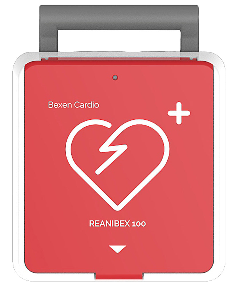 Reanibex 100 ‑defibrillaattori elvytyskäyttöön työpaikoille