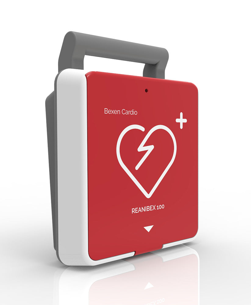 Reanibex 100 ‑defibrillaattori elvytyskäyttöön työpaikoille