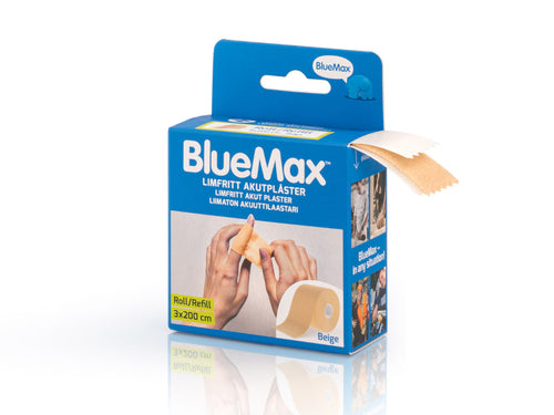 BlueMax hätälaastari 3×200 cm + 2 täyttörullaa