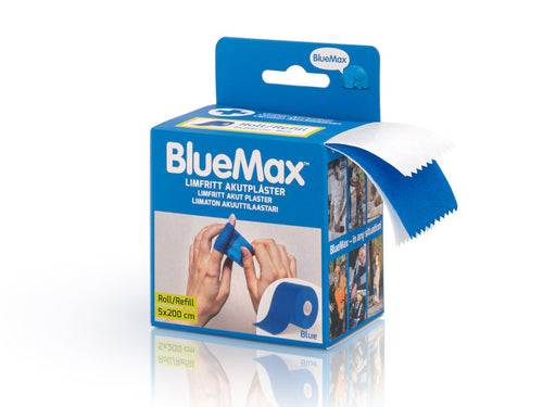 BlueMax hätälaastari 5×200 cm + 2 täyttörullaa