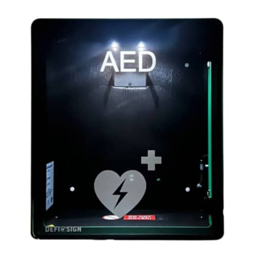 DefiSign Nox ulkokaappi defibrillaattorin suojaamiseen sääolosuhteilta